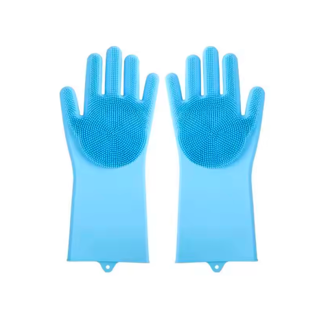 Pet Bath Scrubber Gloves