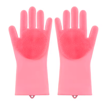 Pet Bath Scrubber Gloves