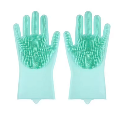 Pet Bath Scrubber Gloves