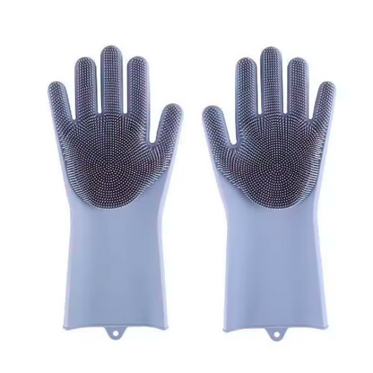Pet Bath Scrubber Gloves