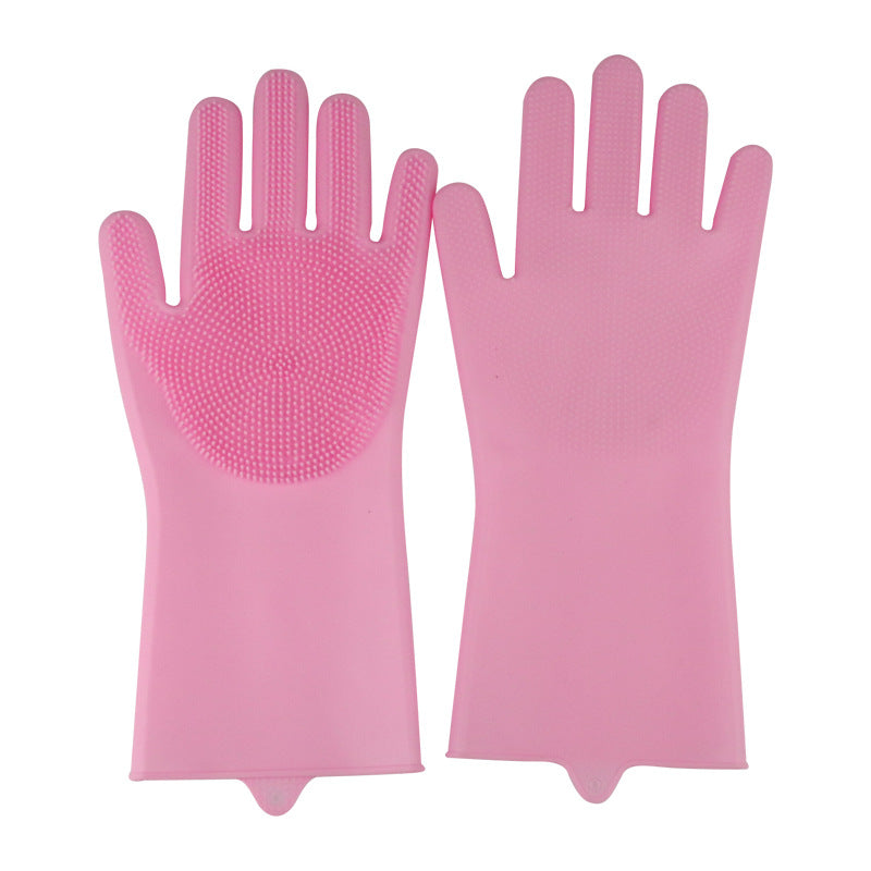 Pet Bath Scrubber Gloves