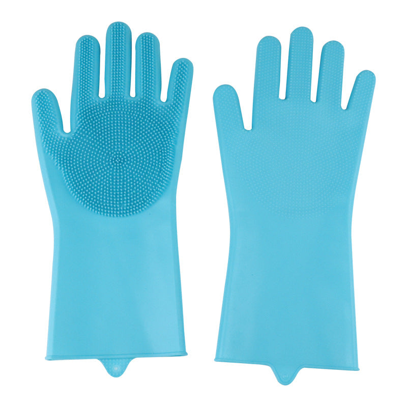 Pet Bath Scrubber Gloves