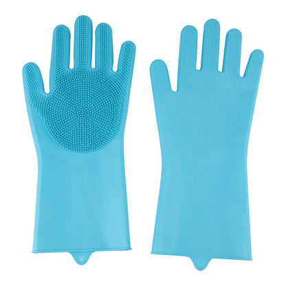 Pet Bath Scrubber Gloves