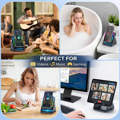Wireless Induction Speaker Phone Stand