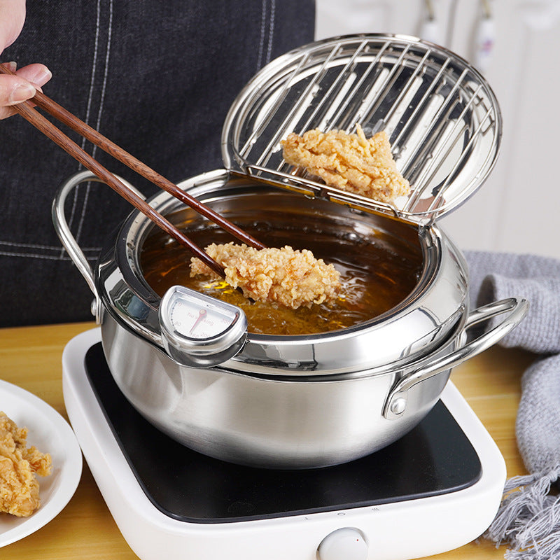 Stainless Steel Deep Fryer Pot