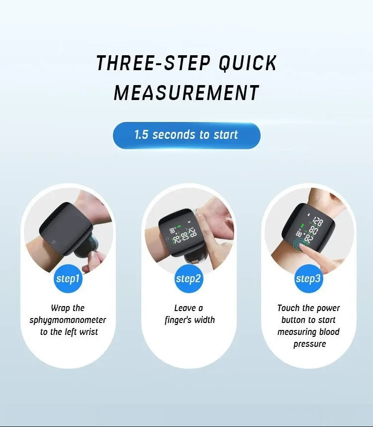 Blood Pressure Wrist Monitor