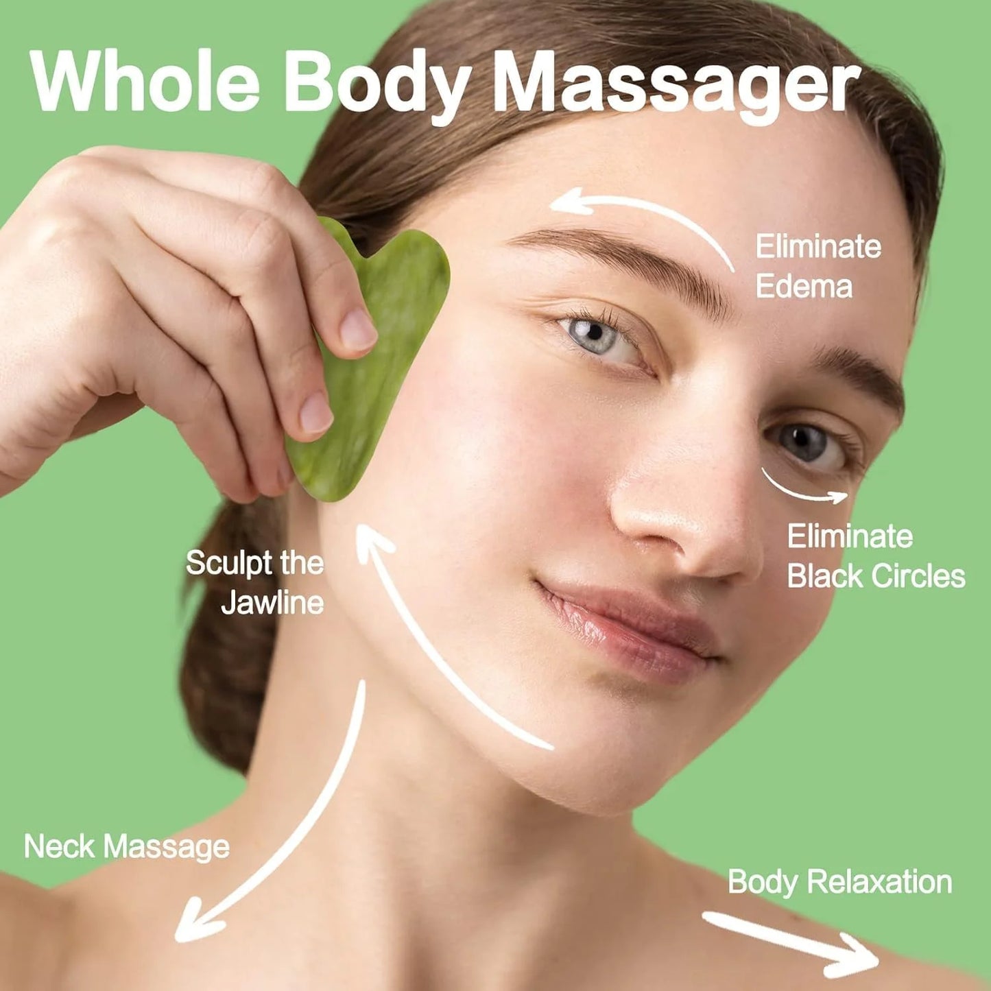Gua Sha Stone Face Massager