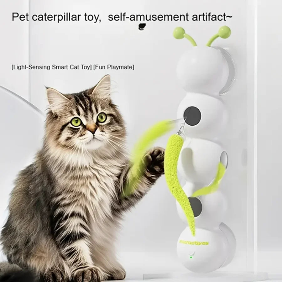 Caterpillar Interactive Cat Toy