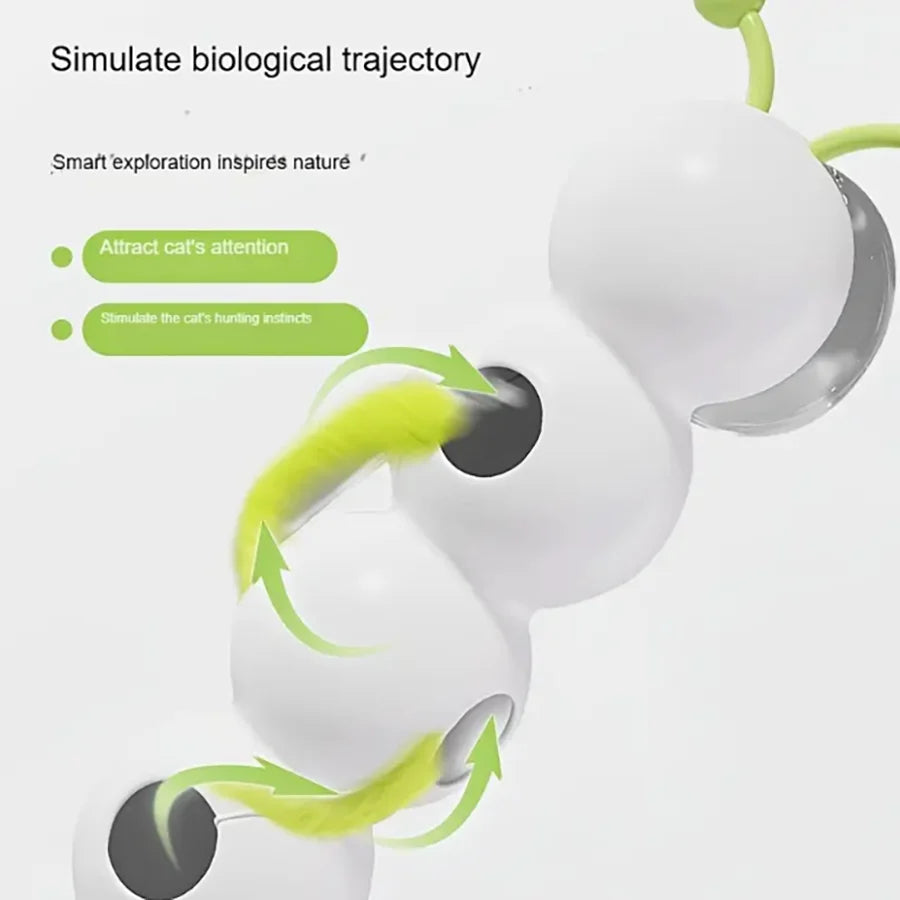 Caterpillar Interactive Cat Toy