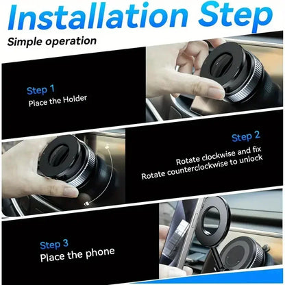 Vacuum Magnetic Phone Holder