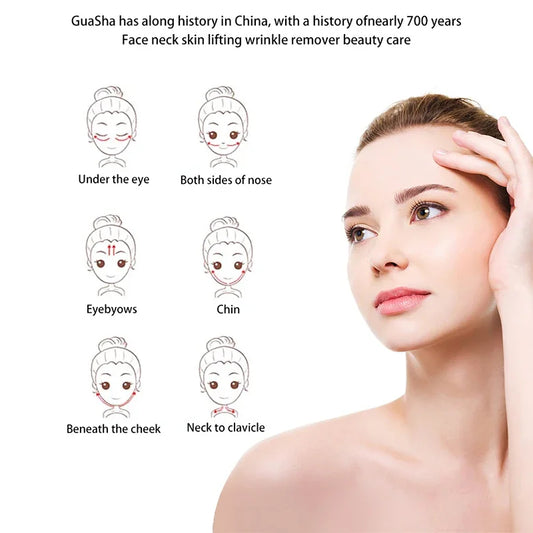 Gua Sha Stone Face Massager