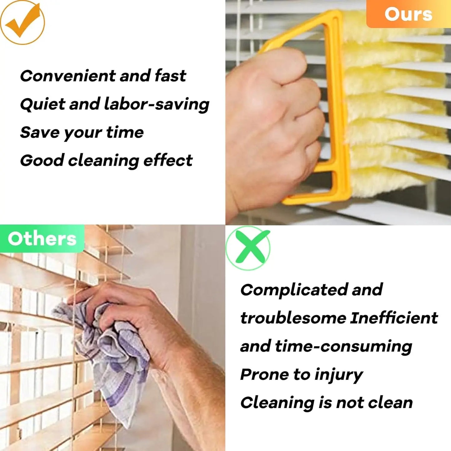 Microfiber Blinds Cleaning Brush