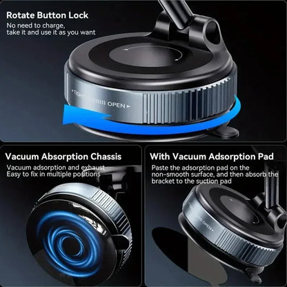Vacuum Magnetic Phone Holder