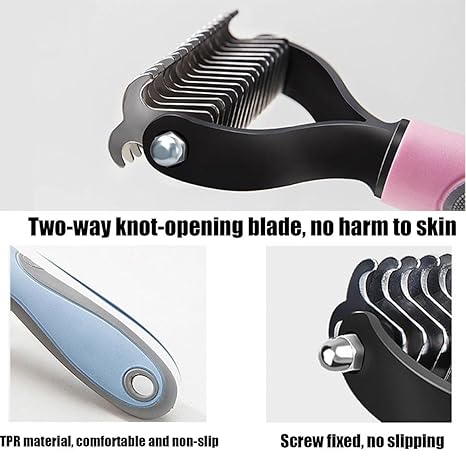 Double-sided Pet Knot Comb