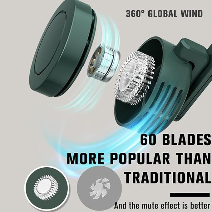 Mini Bladeless Clip Fan