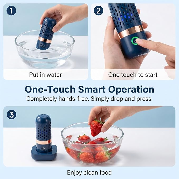 Ultrasonic Food Cleaner Device
