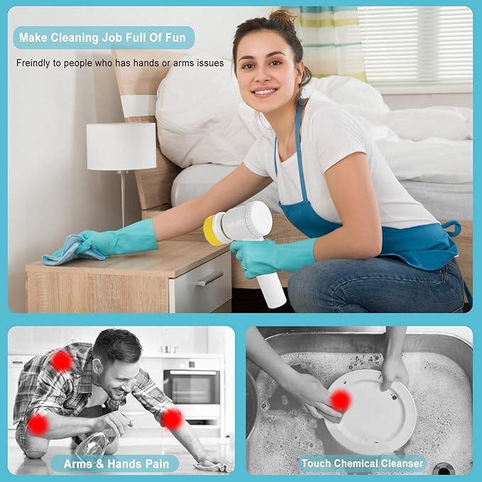 5-in-1 Electric Cleaning Brush