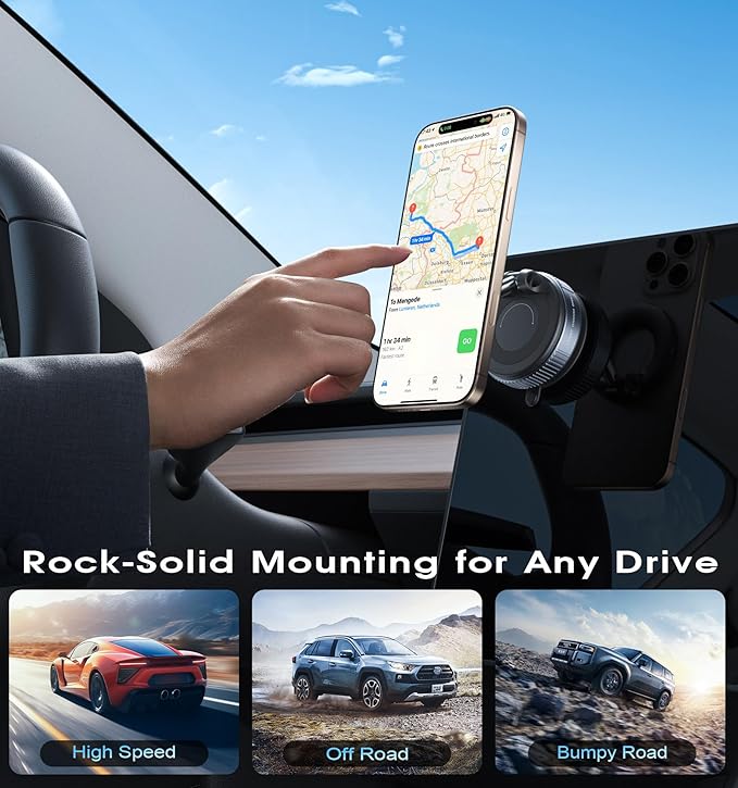 Vacuum Magnetic Phone Holder