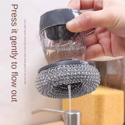 Soap Dispenser Steel Brush