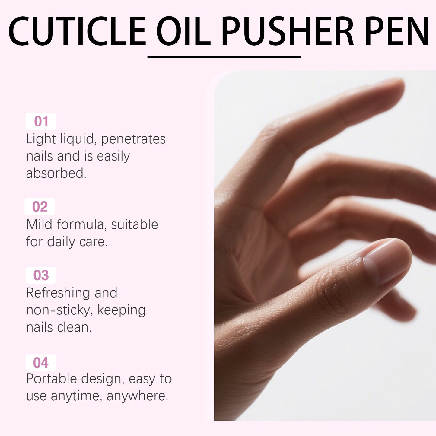 2-in-1 Cuticle Oil Pusher Pen