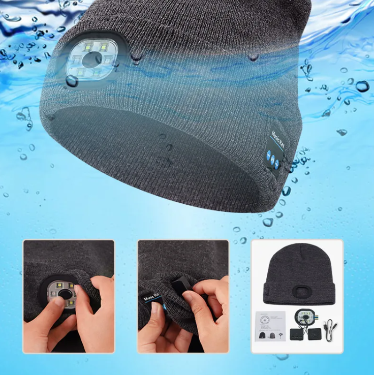 Bluetooth Beanie with Light