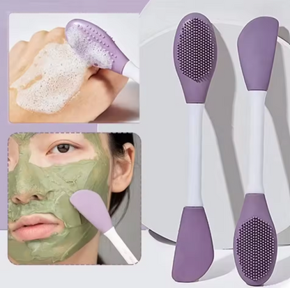 Double Headed Silicone Face Brush