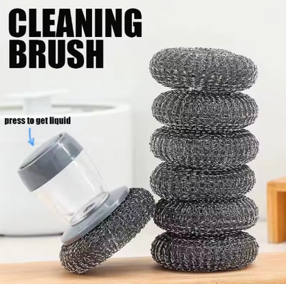 Soap Dispenser Steel Brush